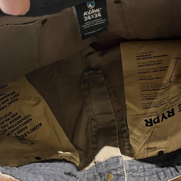 Kuhl Free Rydr Patina Dye Pant - Men's Size 34 X 34 - Tan - Picture 10 of 13